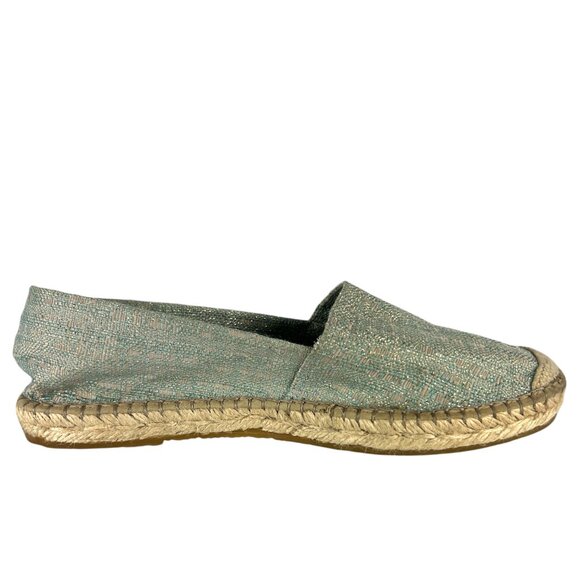Ilse Jacobsen Slip-On Jute Espadrilles in Metallic Blue Size EU 41 US 10.5 - 11 - Picture 9 of 12